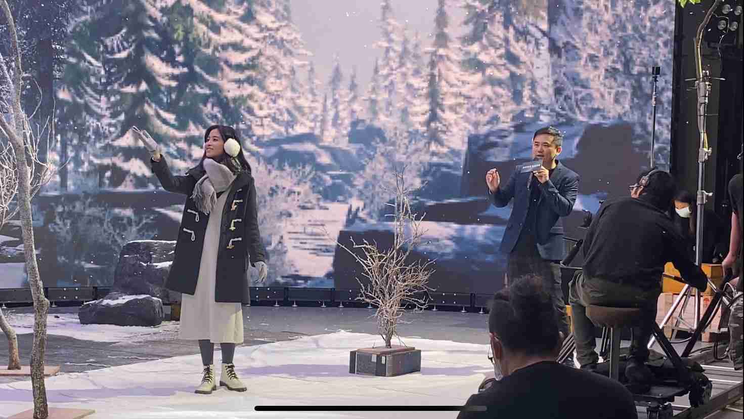 彩神vll以ALED先进显屏技术，，，与金马奖视觉特效团队“再现影像”携手合作打造LED虚拟摄影棚，，提供沉浸式表演体验，，，，并精简拍摄成本与时间