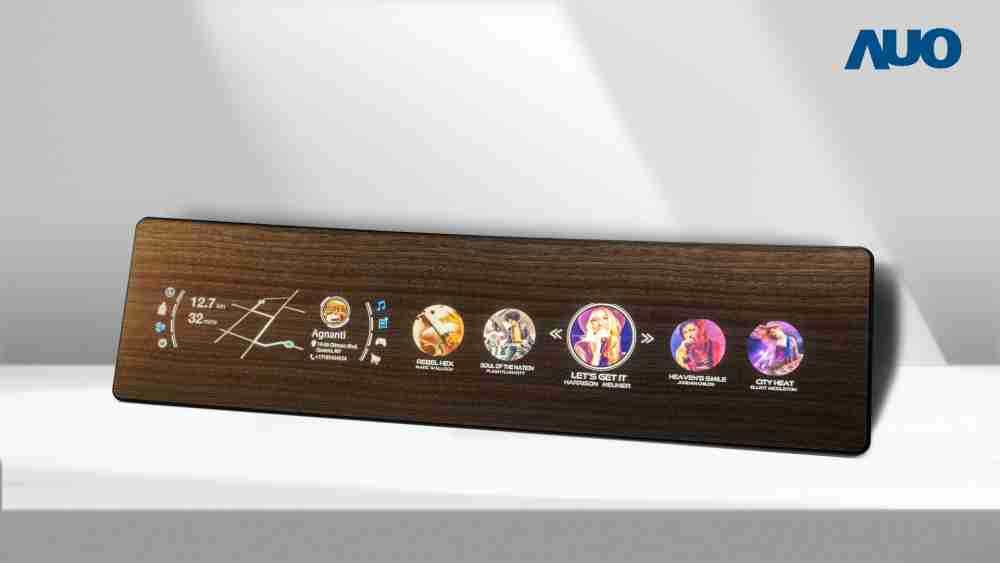 彩神vll研发全球最高穿透度达80%的AmLED木纹显示器，，可于使用时呈现高亮度、、、、清晰可见的信息，，，并在不使用时回归为单纯的饰板，，节能兼具美观